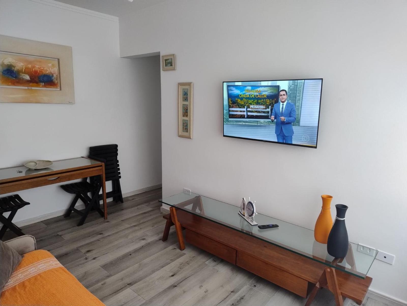 Apto 1 Dorm Entre Praias Do Tombo E Asturias! 과루자 외부 사진